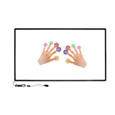 Jogos infravermelhos da folha de prova do tela táctil de Antilight 70inch para anunciar o produto