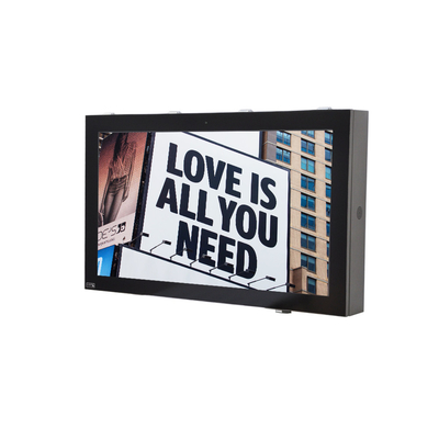 OEM LCD exterior que anuncia a exposição, 32&quot; tela fixada na parede da indicação digital