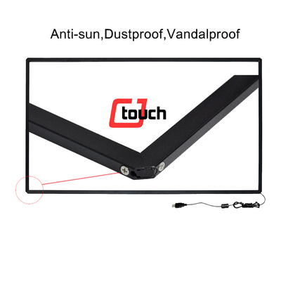 Monitor interativo do tela táctil de Whiteboard IR, 46&quot; tela táctil infravermelho do quadro
