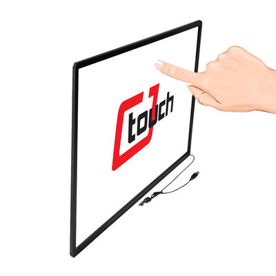 Tela táctil infravermelho interativo de 15,6 polegadas para a exposição do LCD prática