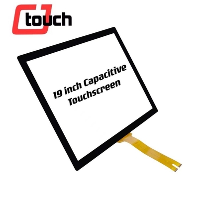 Anti calcadeira 19" tela táctil Resistive capacitivo para o monitor das facilidades do escritório