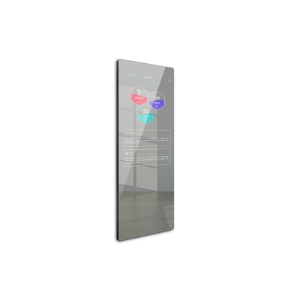 O espelho interativo esperto 43inch do tela táctil do LCD iluminou para a sala de visitas