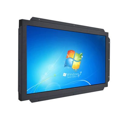Monitor infravermelho Vandalproof antiofuscante do toque do LCD com poder da C.C. 12V do quadro aberto
