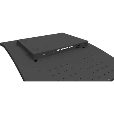 43 polegadas 4K curvaram o painel do monitor do tela táctil com a moldura da tira do diodo emissor de luz