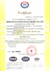 China Dongguan CJTouch Electronic Co., Ltd Certificações